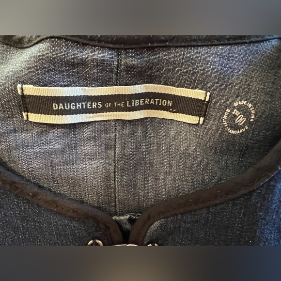 Anthropologie Denim Peplum Jean Jacket - Picture 6 of 11